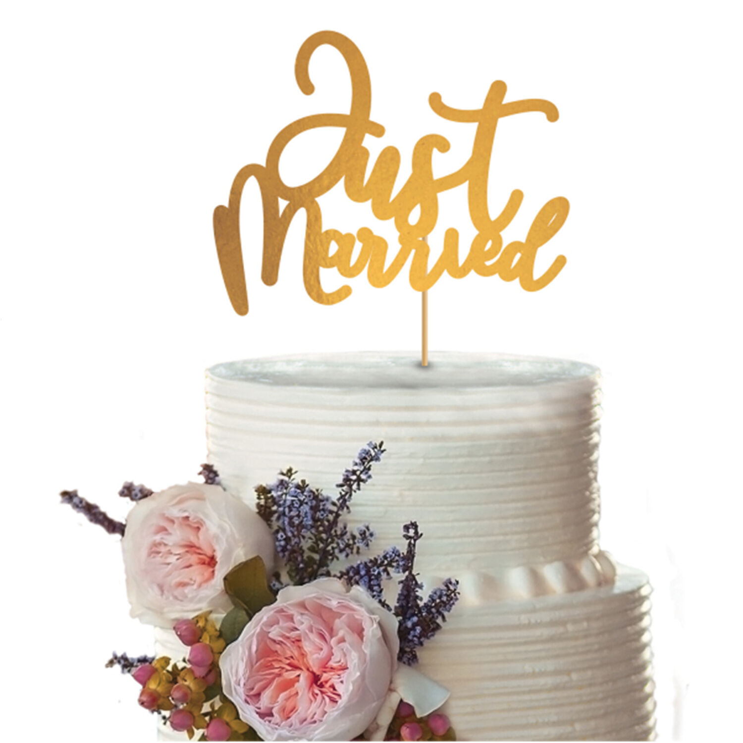 NEU Cake Topper Just Married