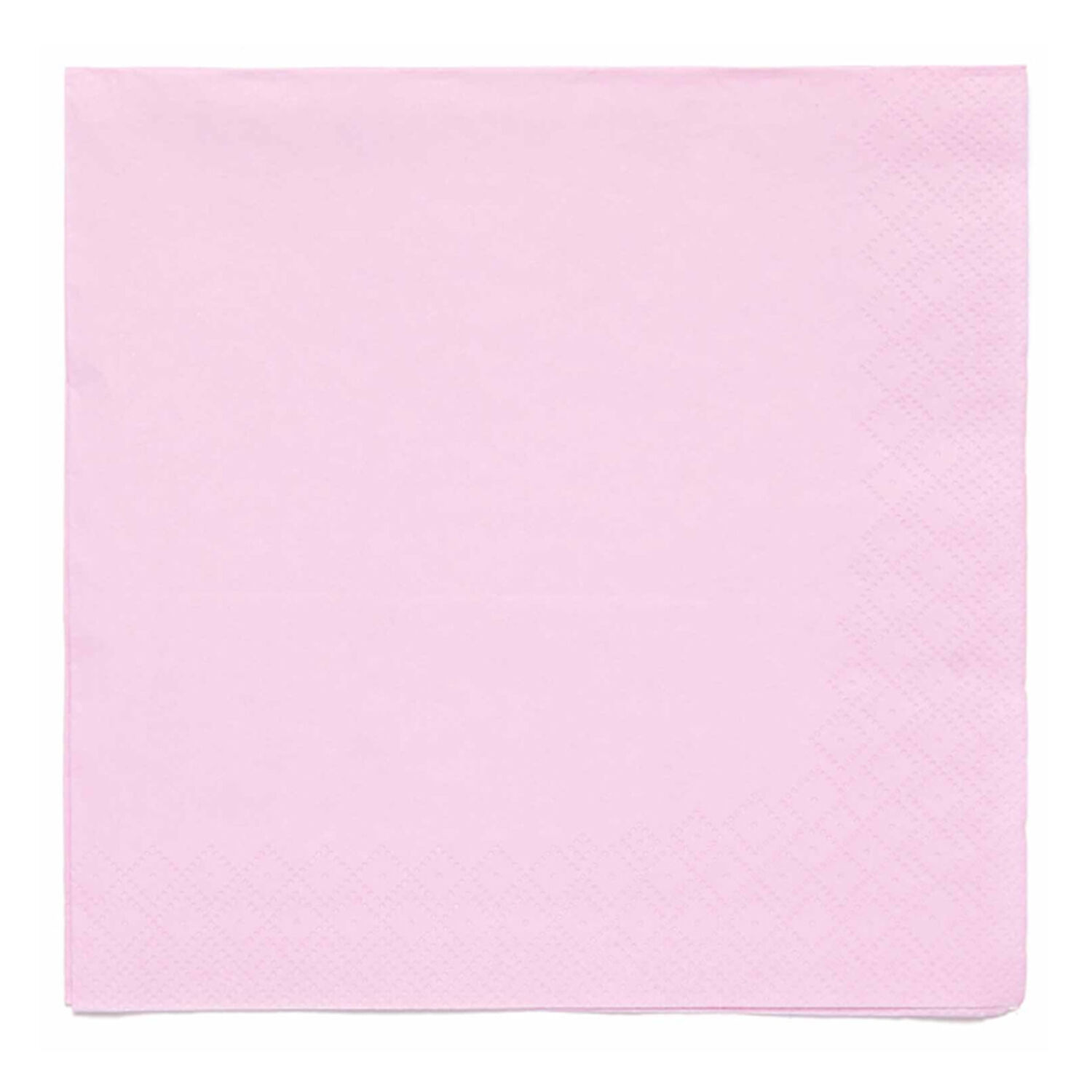 NEU Servietten unifarben, ca. 33x33cm, rosa, 20 Stck