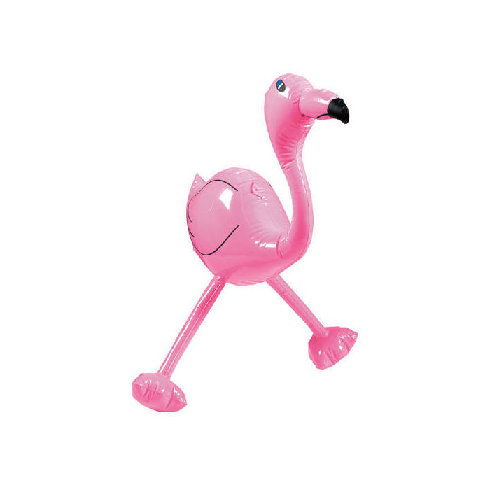 Aufblasbarer Flamingo Rosa, 51 cm