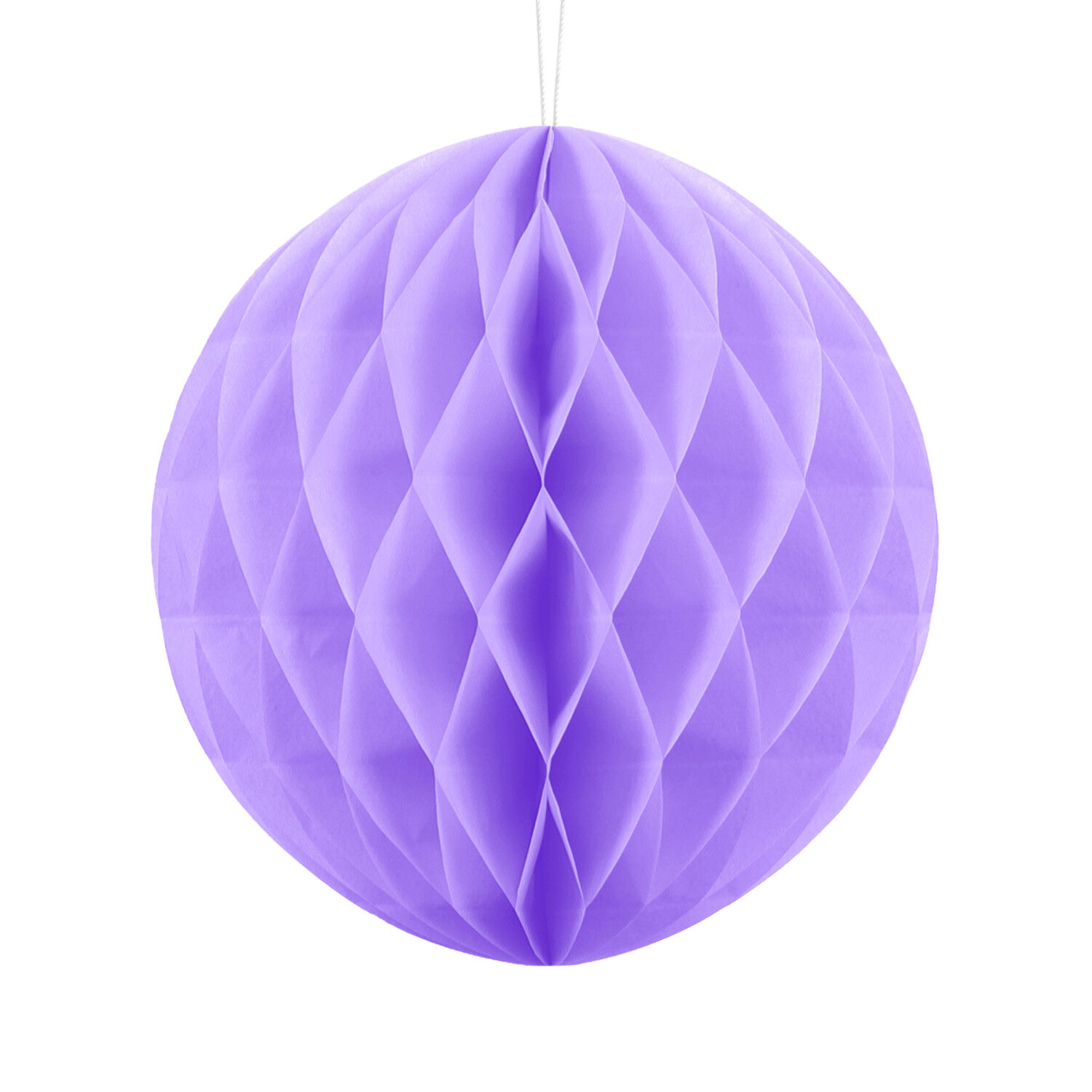 Wabenball / Dekoball aus Papier - Lila / Violett, 40 cm