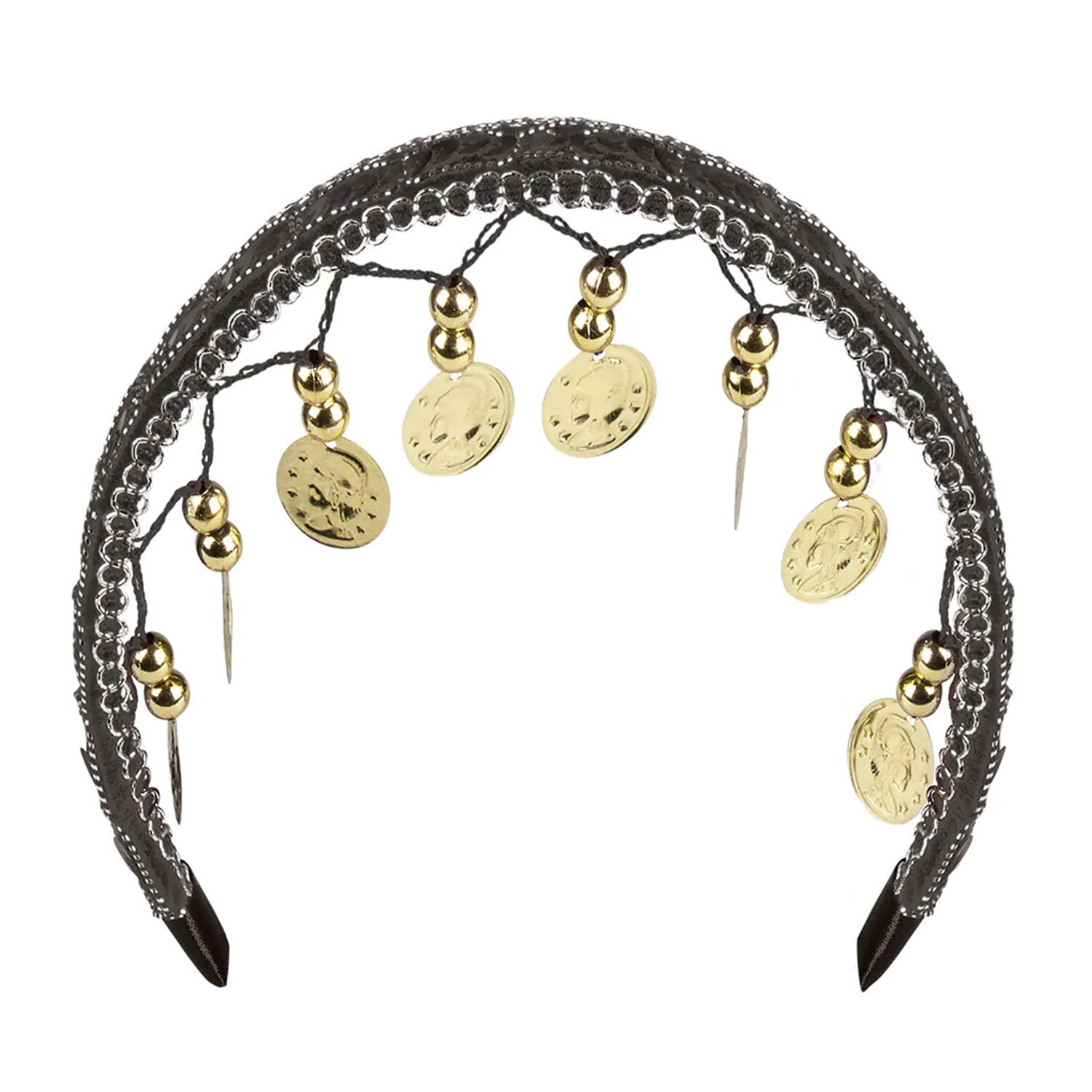 NEU Zubehr-Set Bauchtnzerin, mit Haarreif, Armbndern und Hfttuch Bild 3