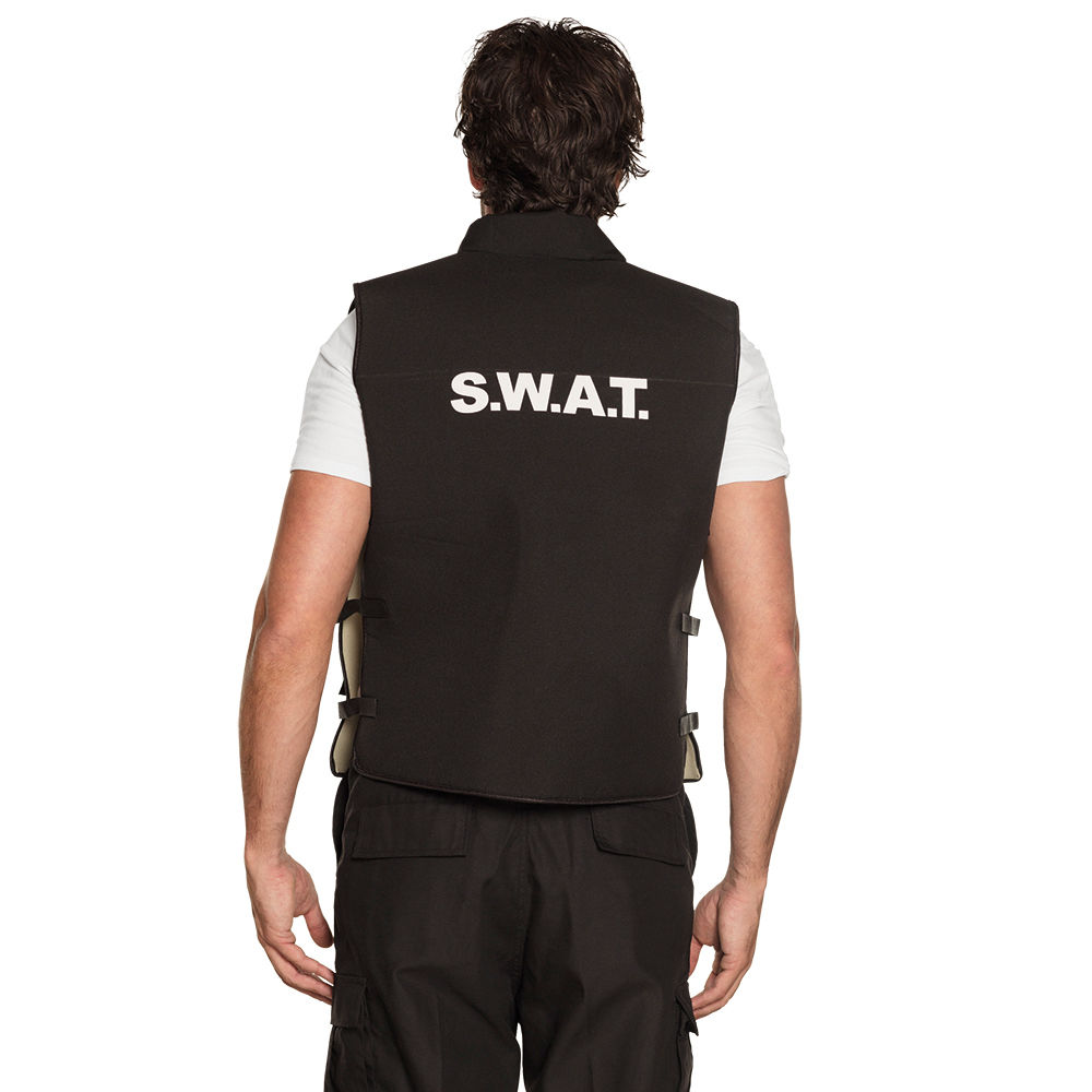Herren-Kostüm SWAT Weste, Einheitsgröße Bild 2