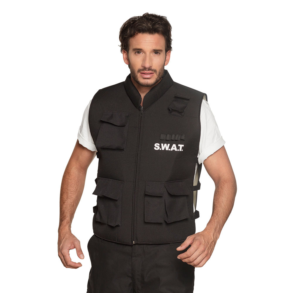 Herren-Kostüm SWAT Weste, Einheitsgröße