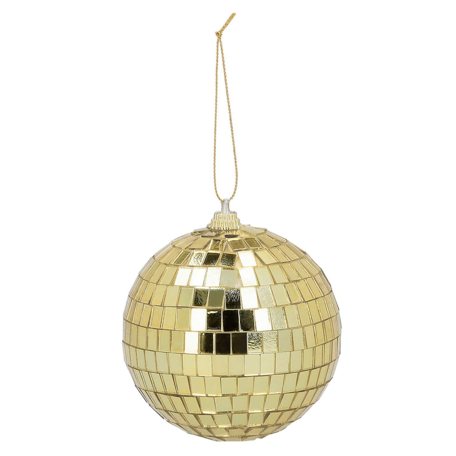 NEU Mini-Disco-Kugeln gold, 8cm, mit Aufhnger, 6 Stck Bild 2