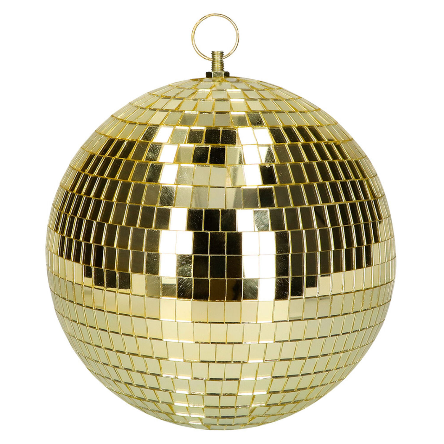 NEU Disco-Kugel gold, 20cm, mit Aufhnger