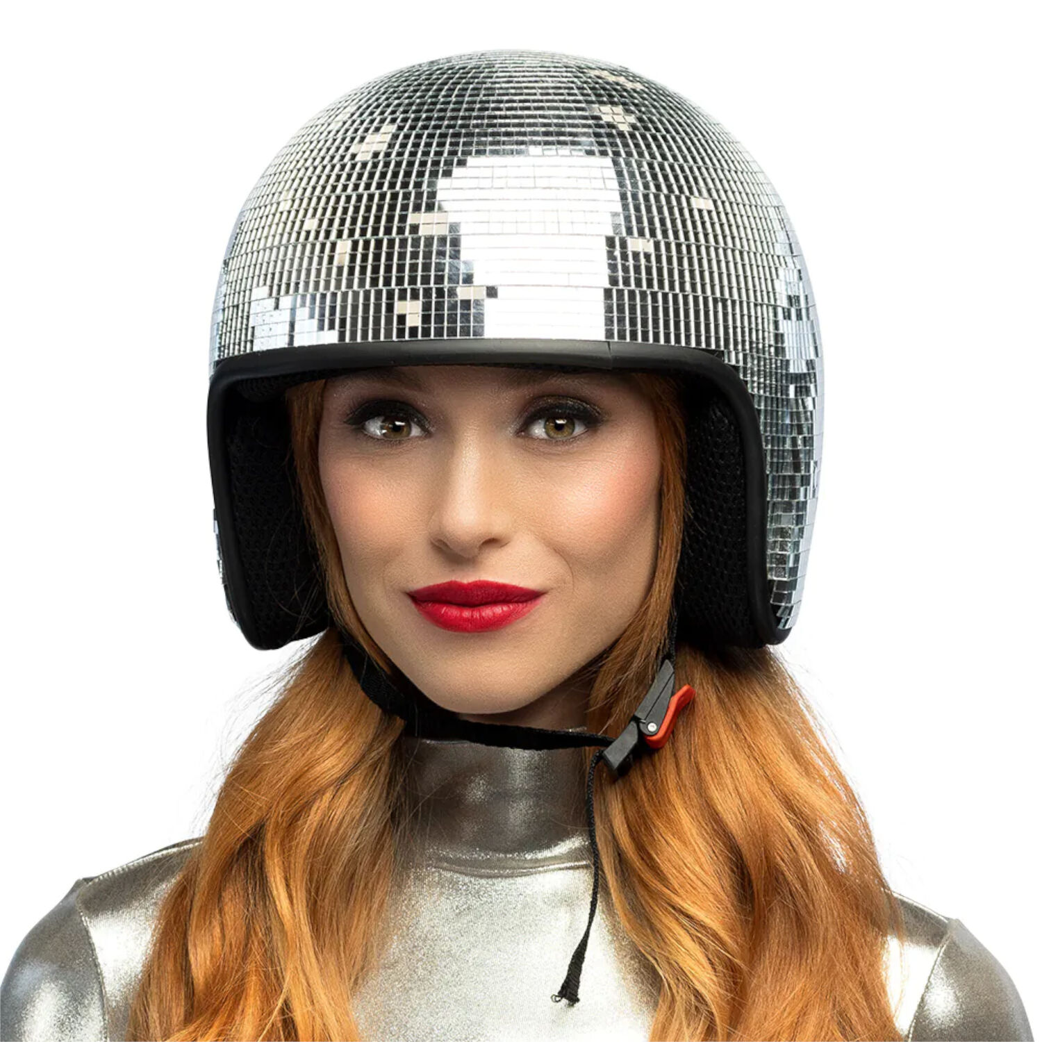 Helm Disco-Kugel, Einheitsgre, Silber Bild 2