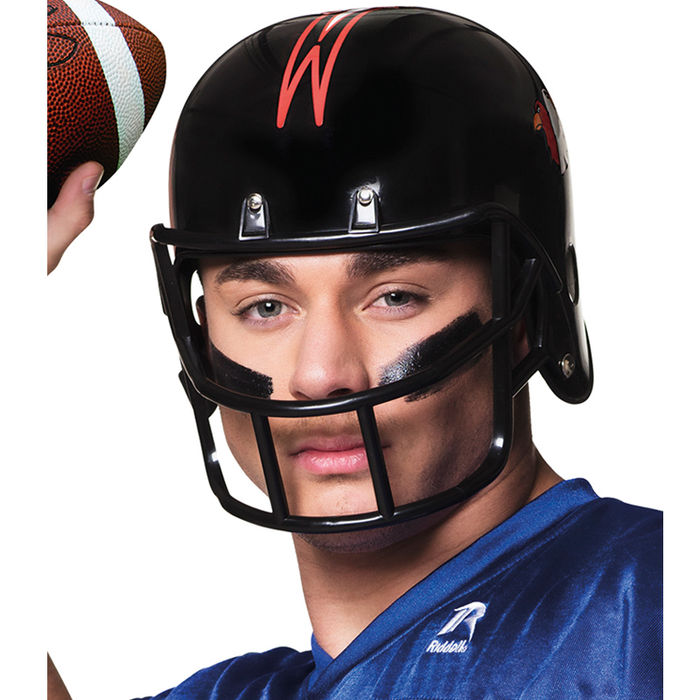 Helm American Football, schwarz Bild 2