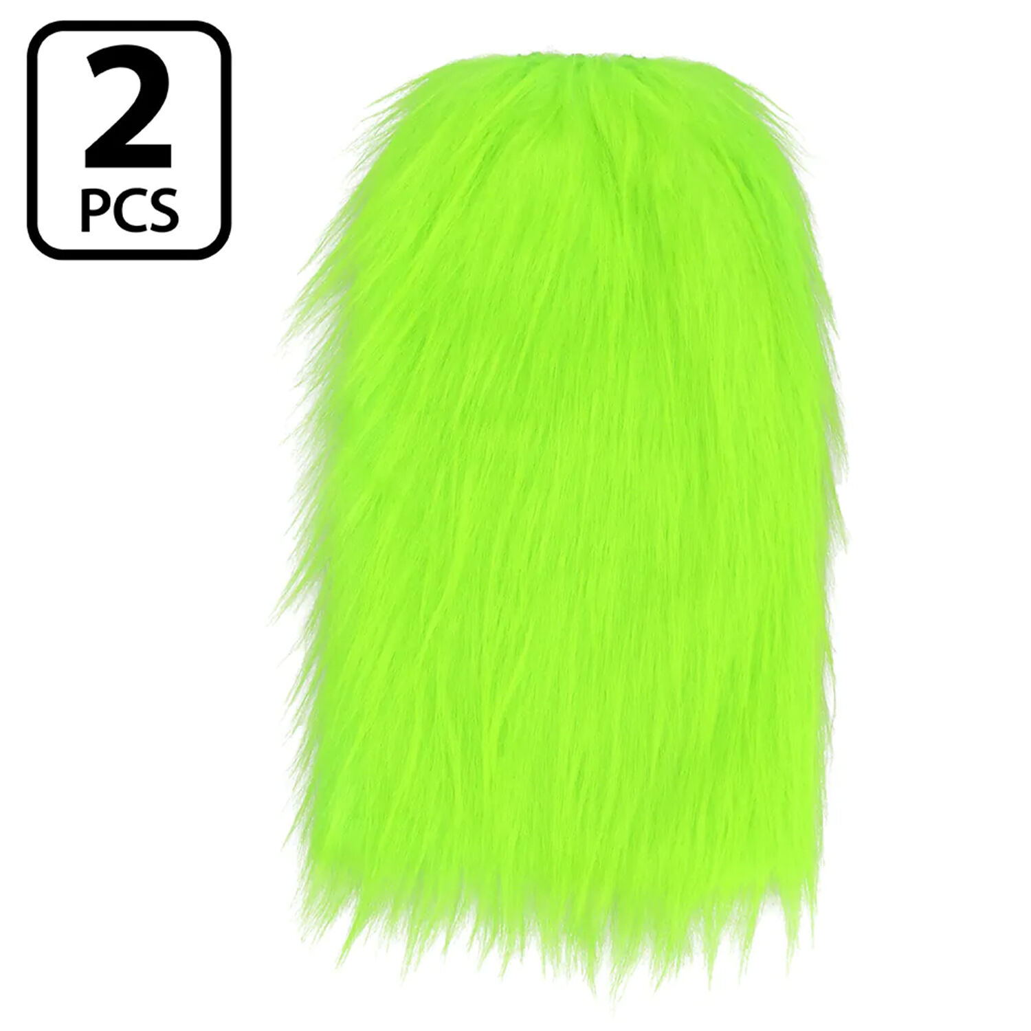 NEU Fellstulpen neongr�n, mit Gummizug, schwarzlicht-geeignet Bild 2