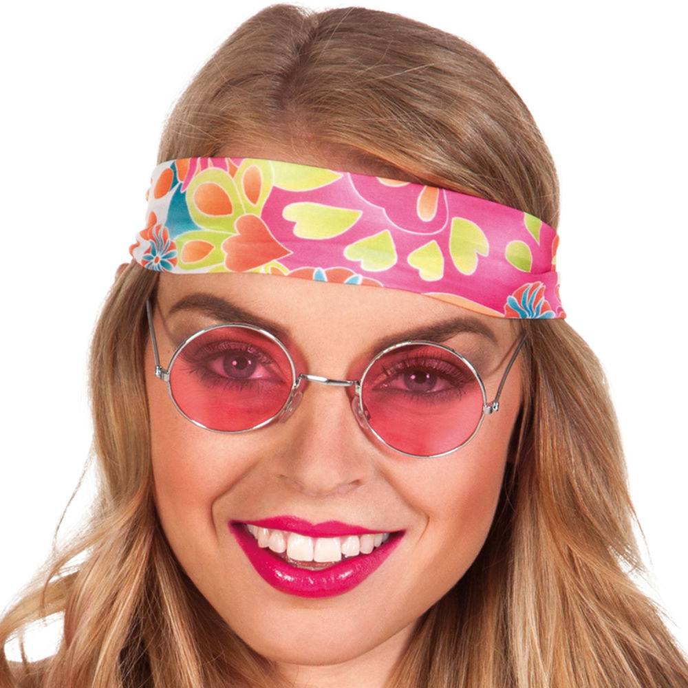 Brille Hippie John, rosa Bild 2