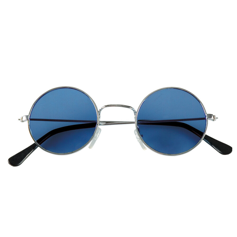 Brille John/Hippie, blaue Glser