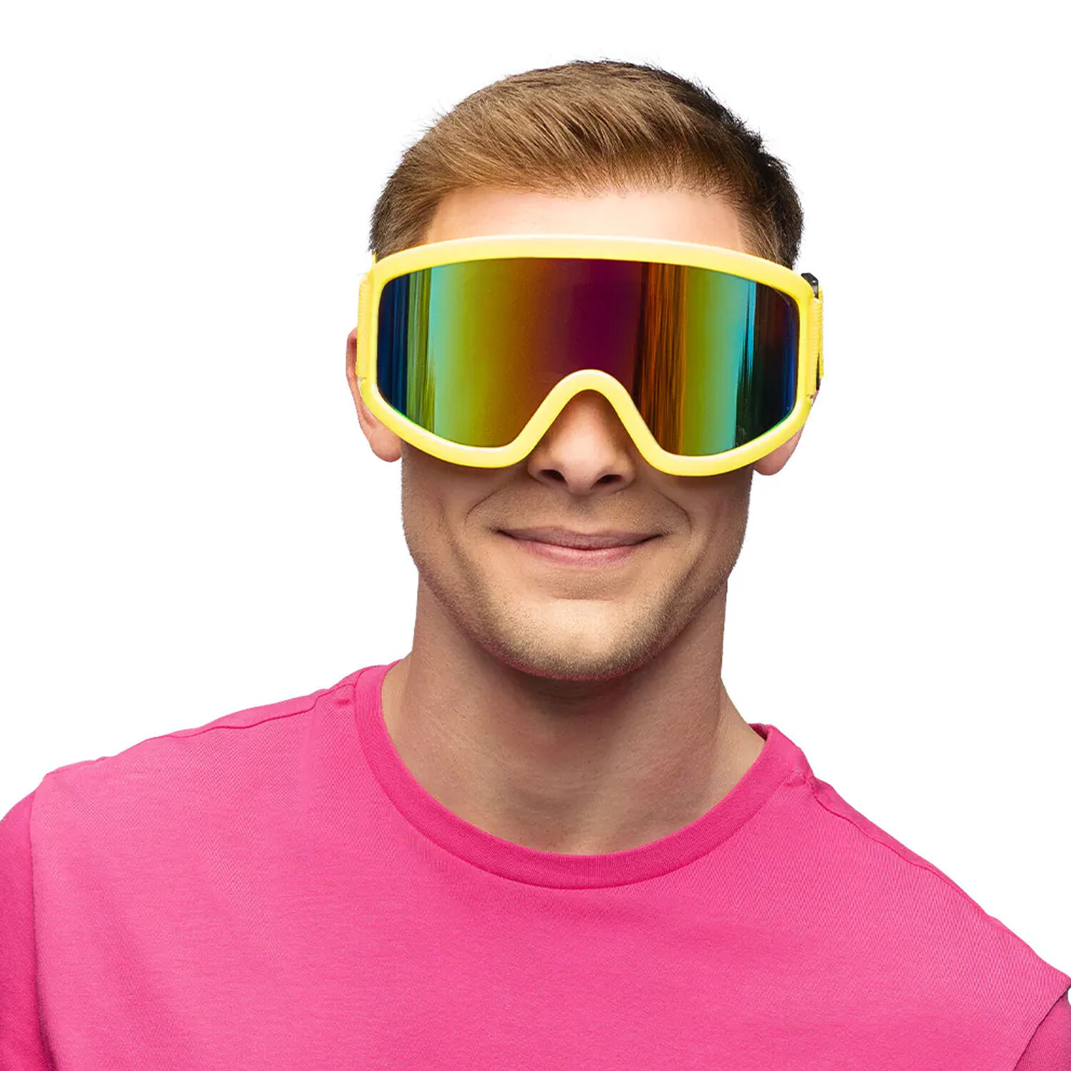 SALE Party-Skibrille, gr��enverstellbar, neon-gelb Bild 5