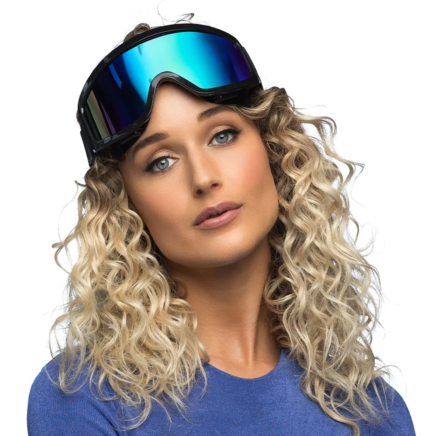 NEU Party-Skibrille, grenverstellbar, schwarz Bild 2