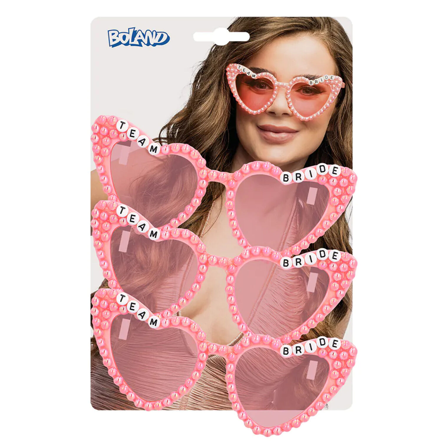 NEU Brillen-Set Team Bride, 3 St�ck, rosa