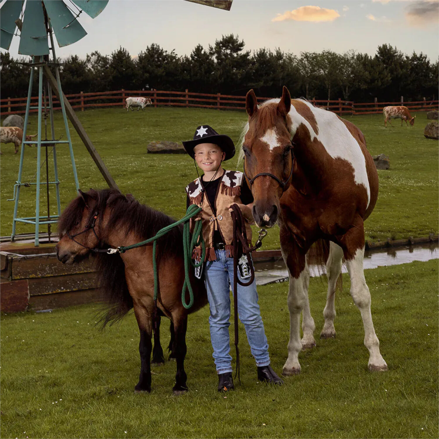 Hut Sheriff fr Kinder, schwarz Bild 4