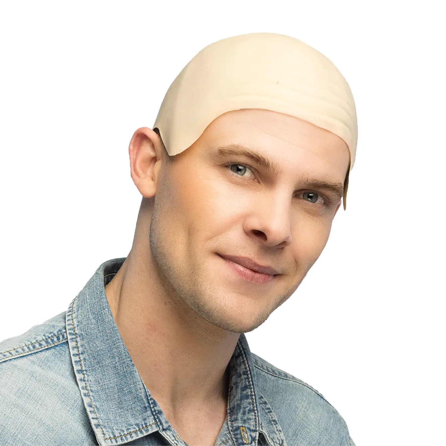 Latex-Kappe Glatzkopf