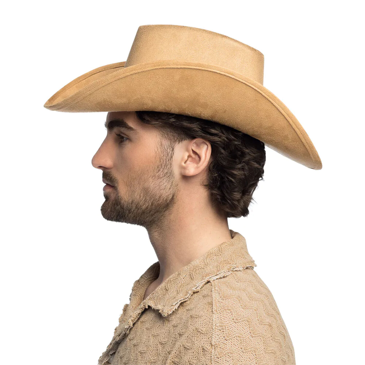 Hut Cowboy Bronco, Einheitsgre, Beige Bild 4