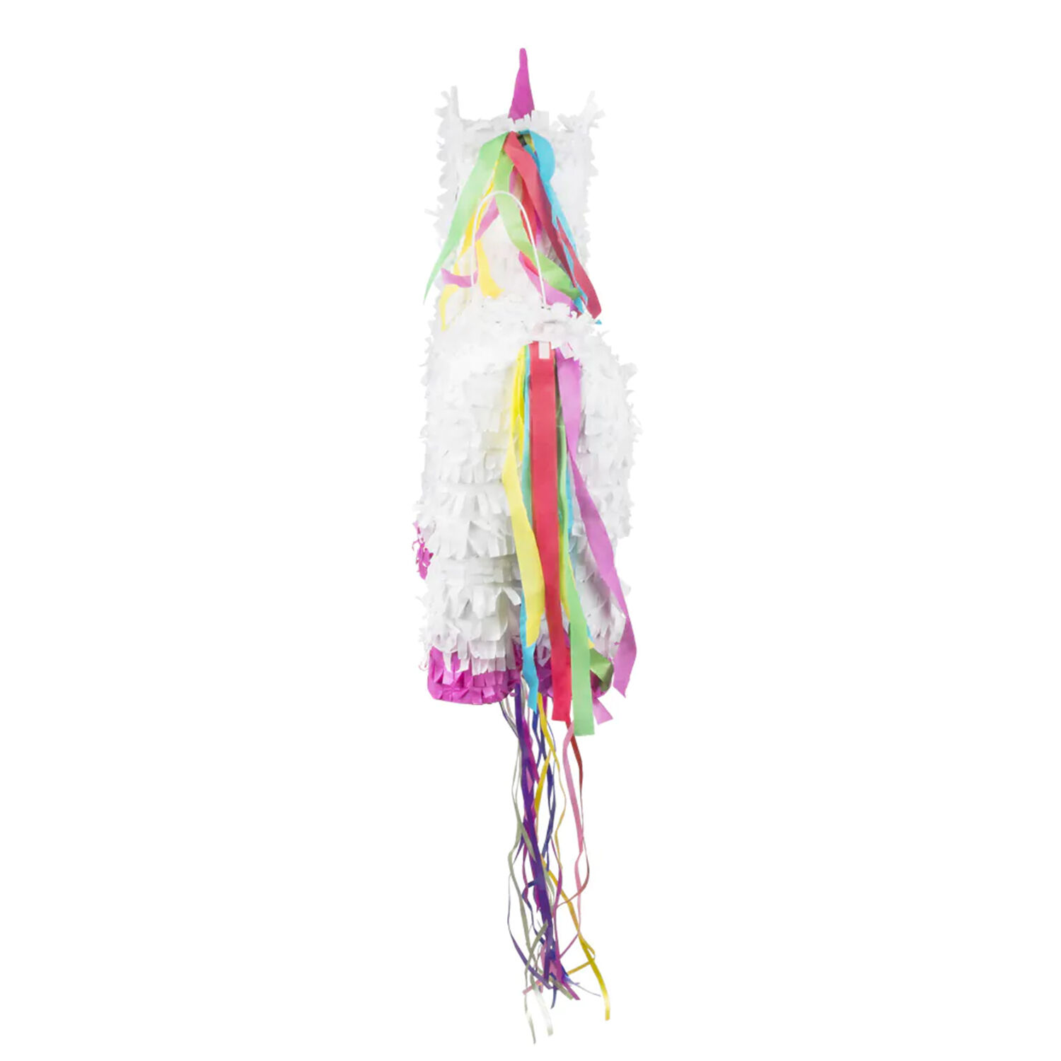 NEU Pinata weies Einhorn, zum Ziehen, 47x39x13 cm Bild 4