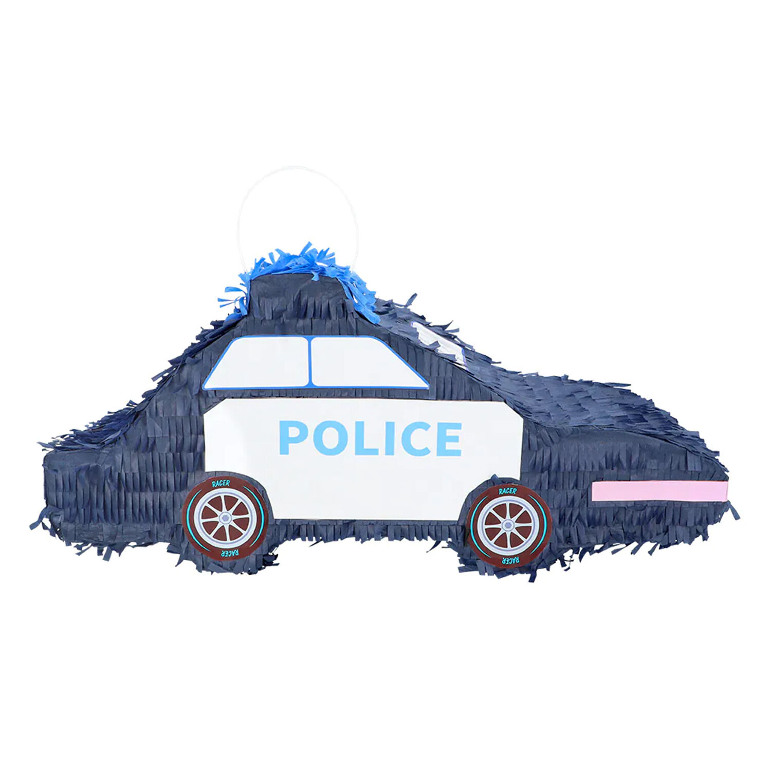 NEU Pinata Polizeiauto fr Kindergeburtstage, 56x23x18 cm Bild 3