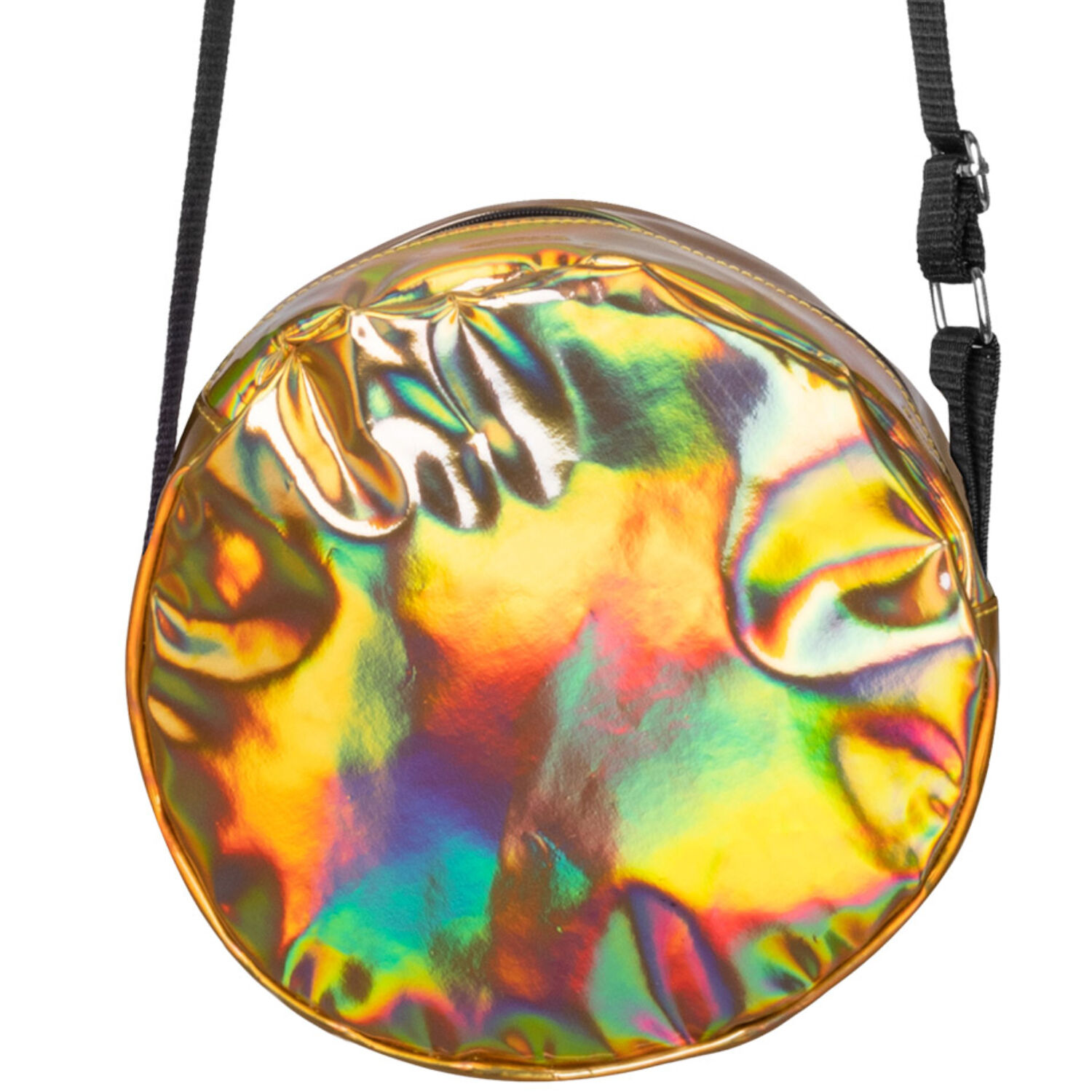 NEU Tasche Holographisch Gold, 20cm Bild 4