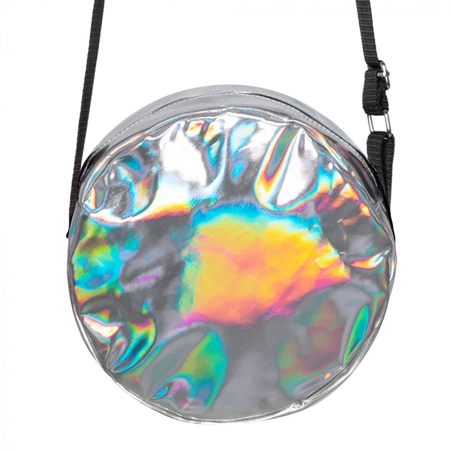 NEU Tasche Holographisch Silber, 20cm Bild 5