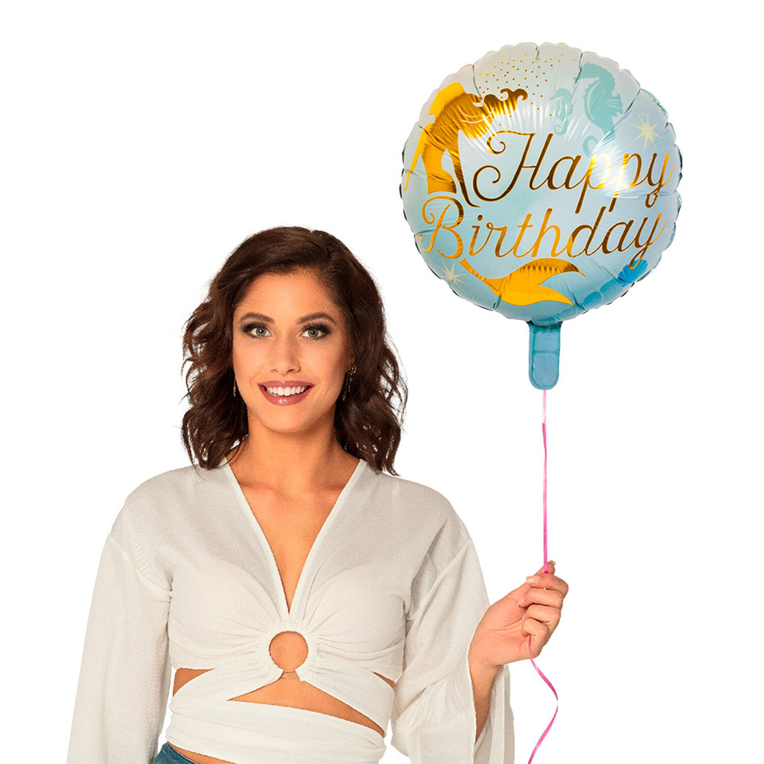 NEU Folienballon Meerjungfrau, ca. 45cm Bild 2