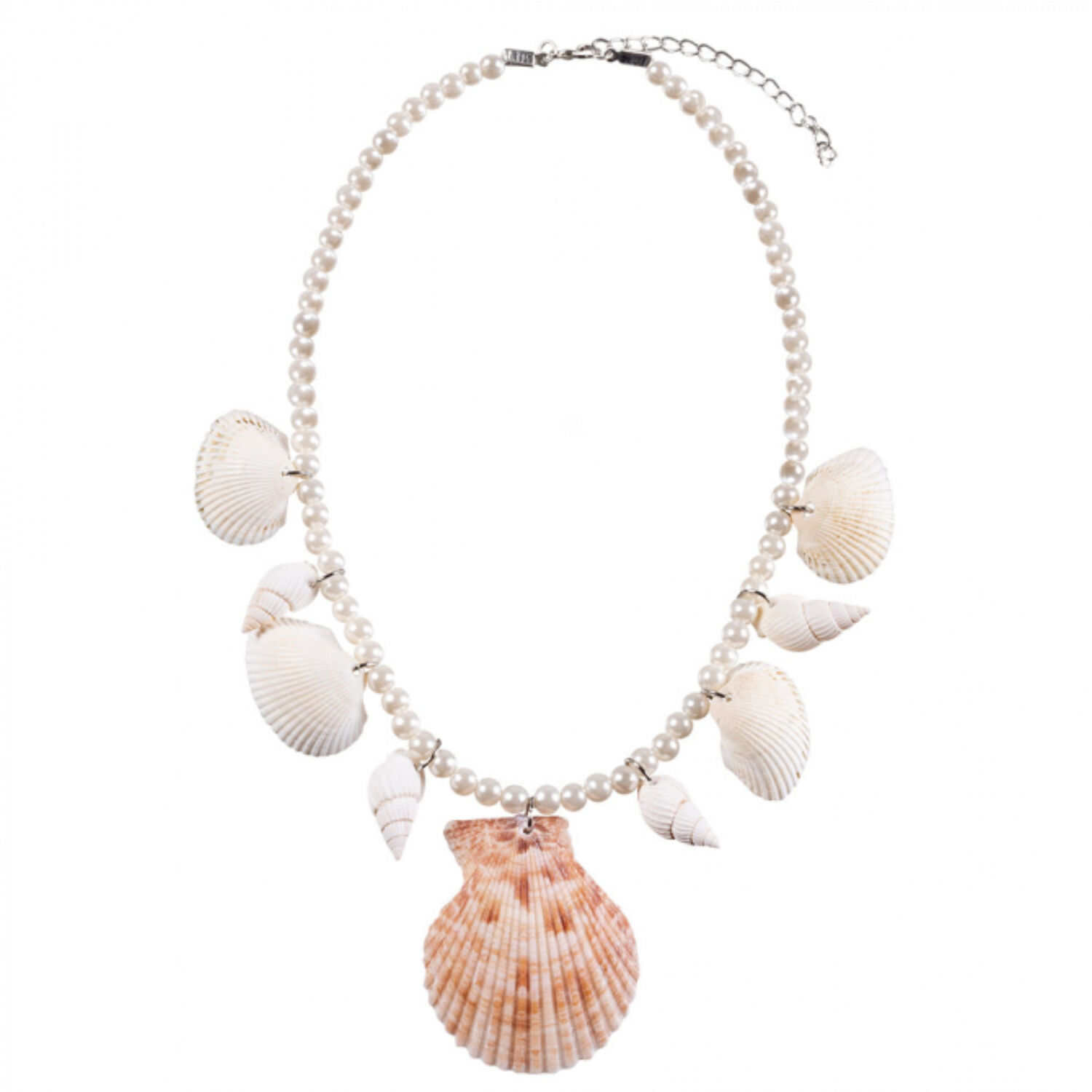 NEU Halskette Meerjungfrau, mit Perlen und Muscheln