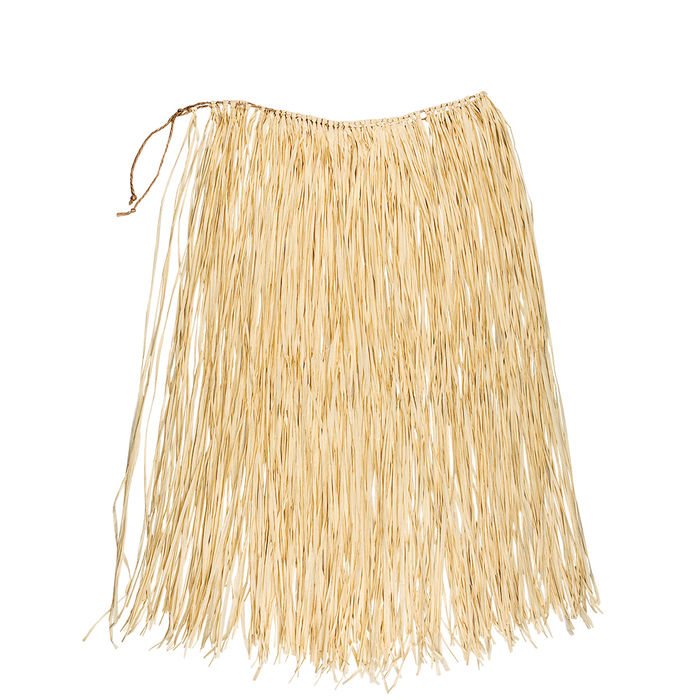 Hawaii-Bastrock Raffia-Bast, 80cm, naturfarben