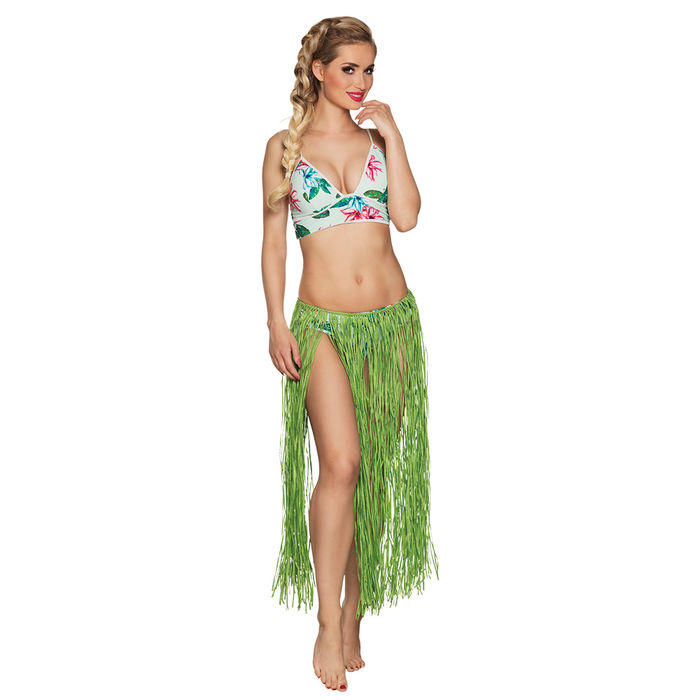 SALE Hawaii-Bastrock Raffia-Bast, 80cm, grn Bild 2