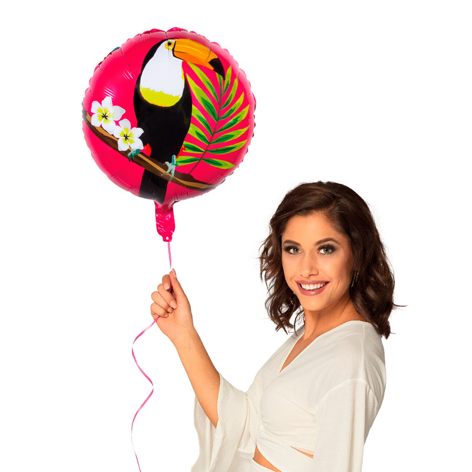 NEU Folienballon Tukan, ca. 45cm Bild 4