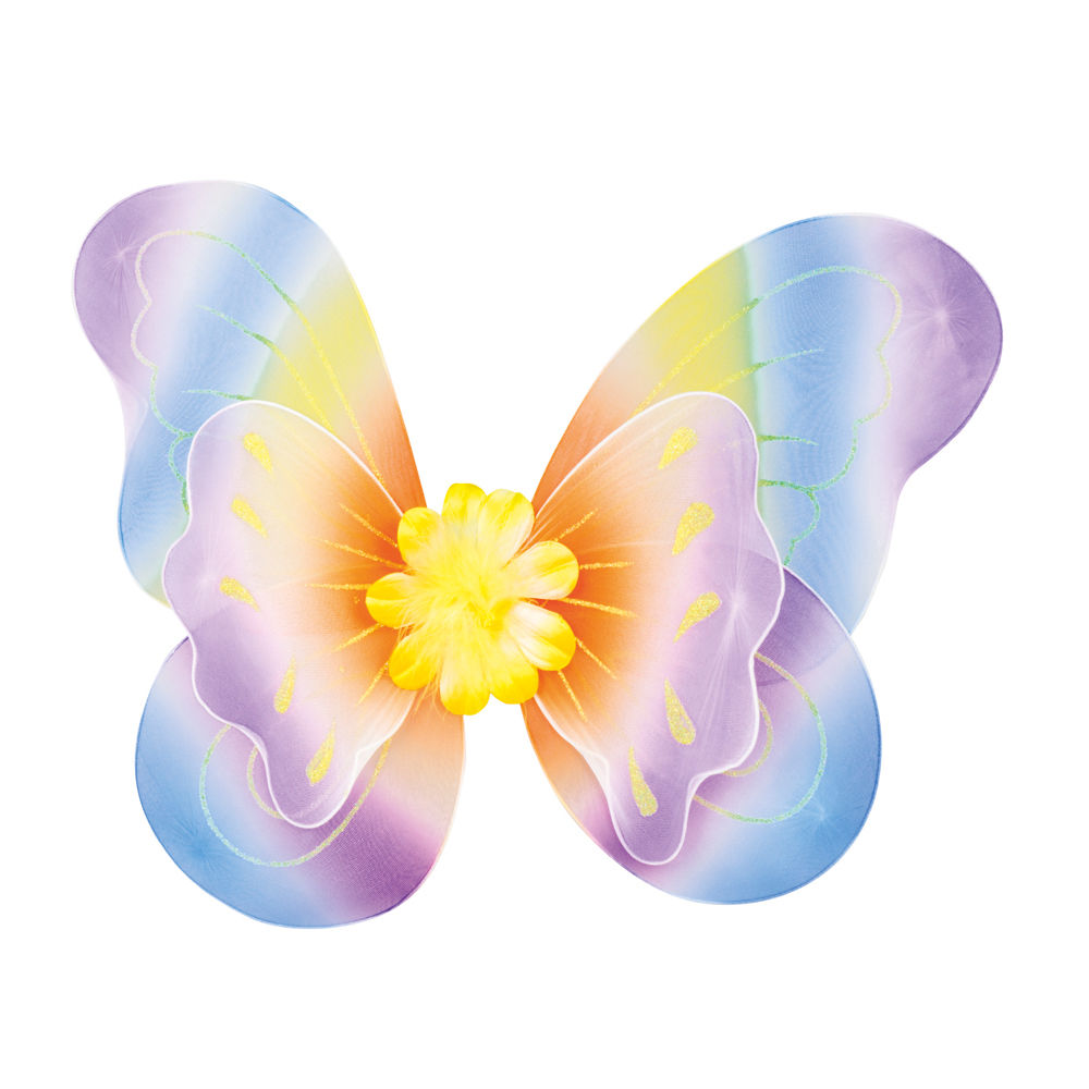 Flgel Schmetterling mit Blume, 40x50 cm Bild 2