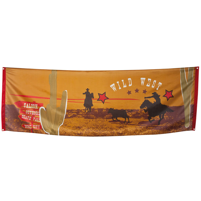 Banner Wild West, 74x220 cm