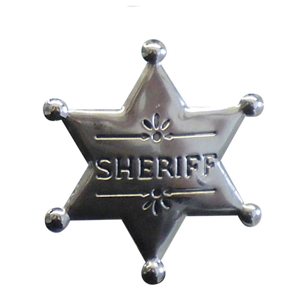 Sheriff-Set, Halskette und Stern, silber Bild 3