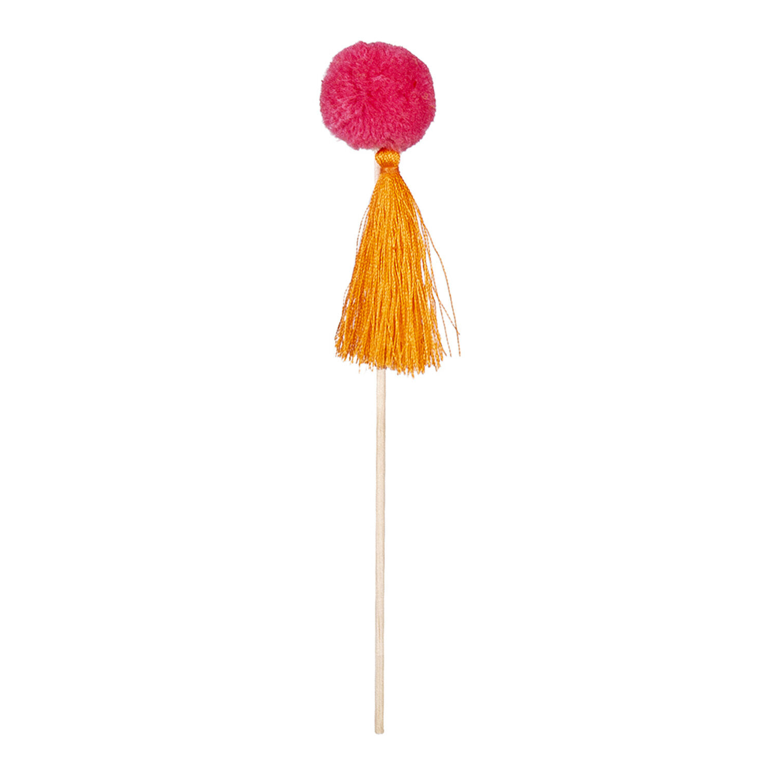 NEU Party-Picker Cocktail-Stbchen Lima mit Pompom, ca. 18cm, 6 Stck Bild 2