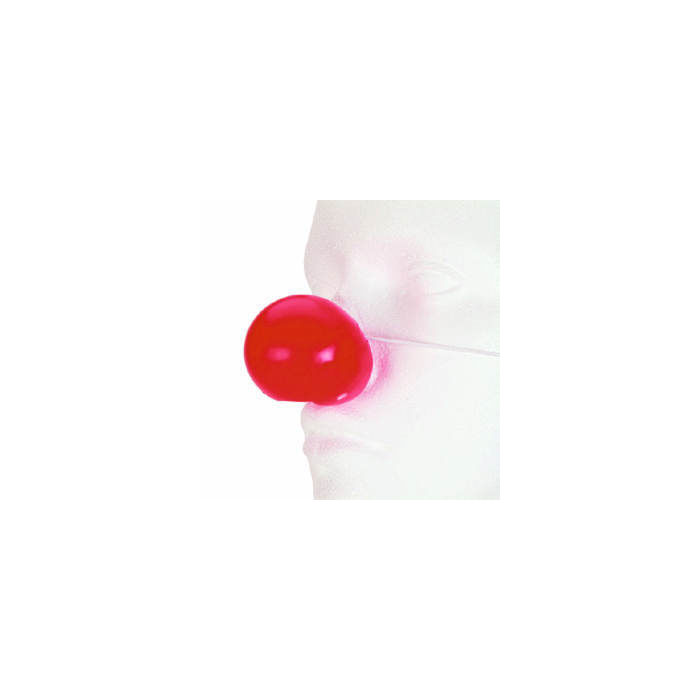 Nase Clown aus Plastik, 1 Stück, rot PREISHIT