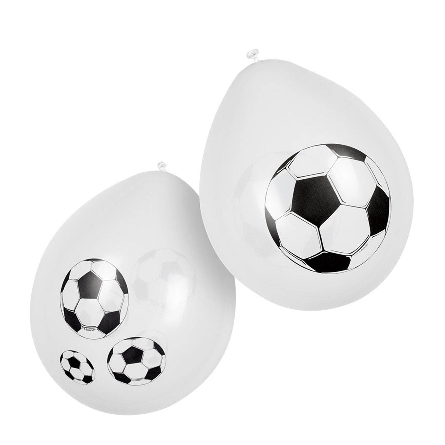 NEU Latex-Luftballons Fuball, ca. 25cm, 6 Stck
