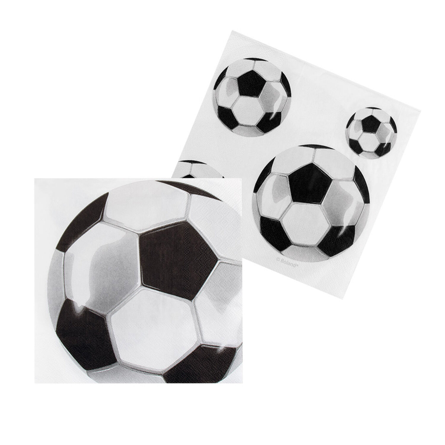 NEU Servietten Fuball, 33x33cm, 20 Stck Bild 3