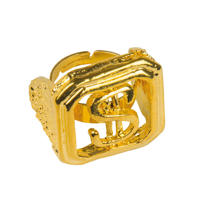 Ring Dollarzeichen, gold