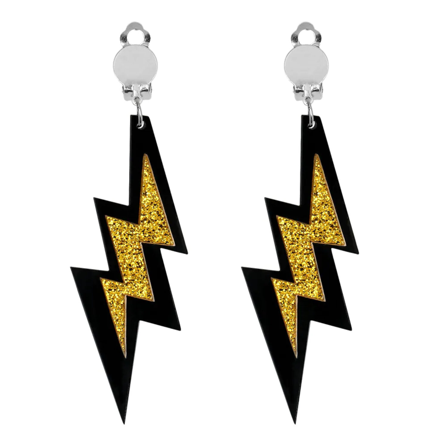 Ohrringe Blizz / Blitz, Gold, 1 Paar