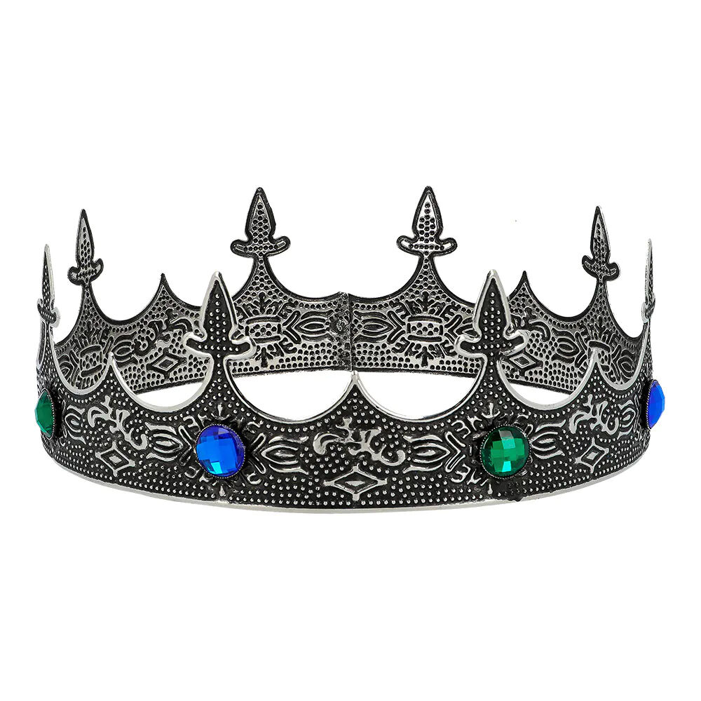 NEU Krone Queen Isabella, silber, aus Metall