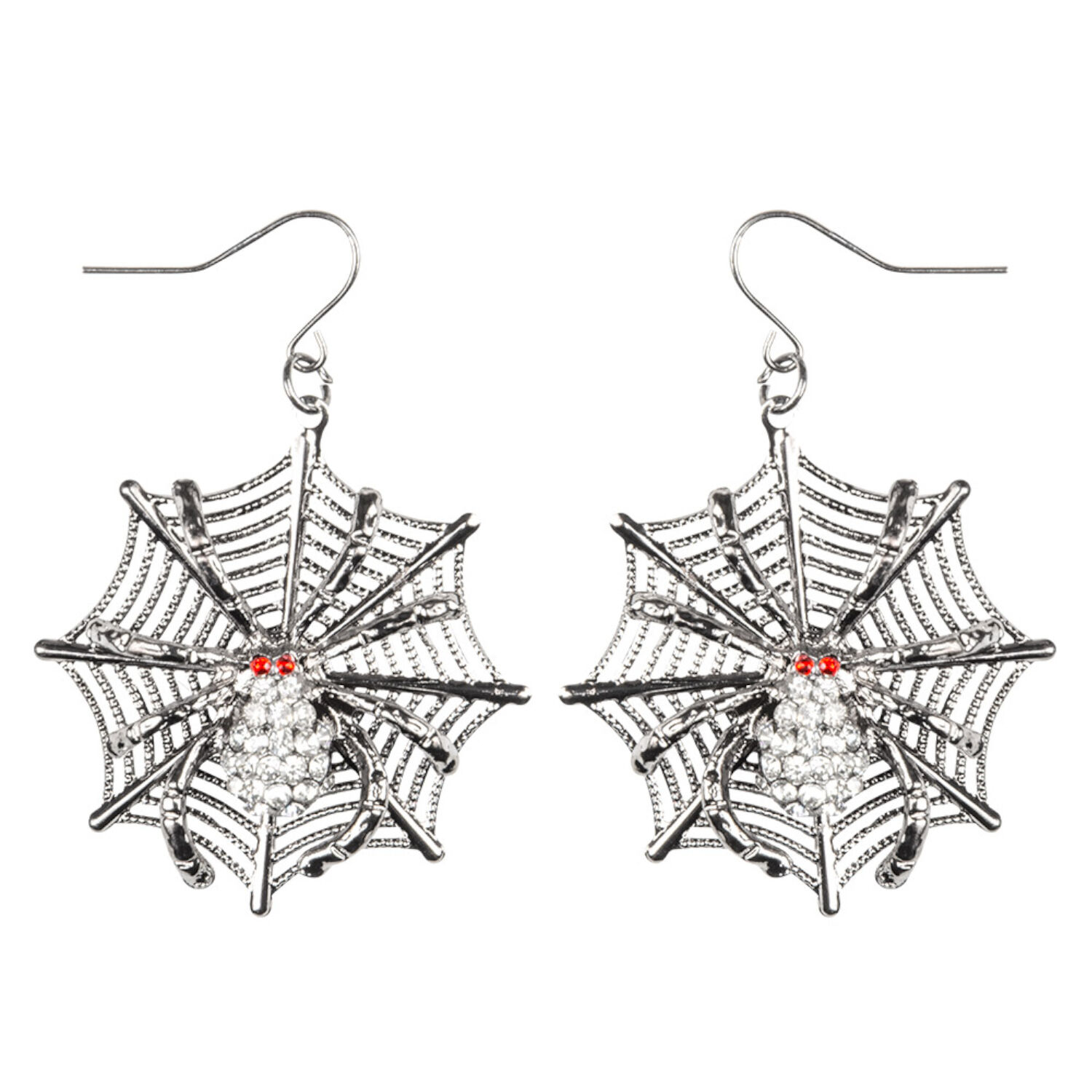 Ohrringe Spinnennetz
