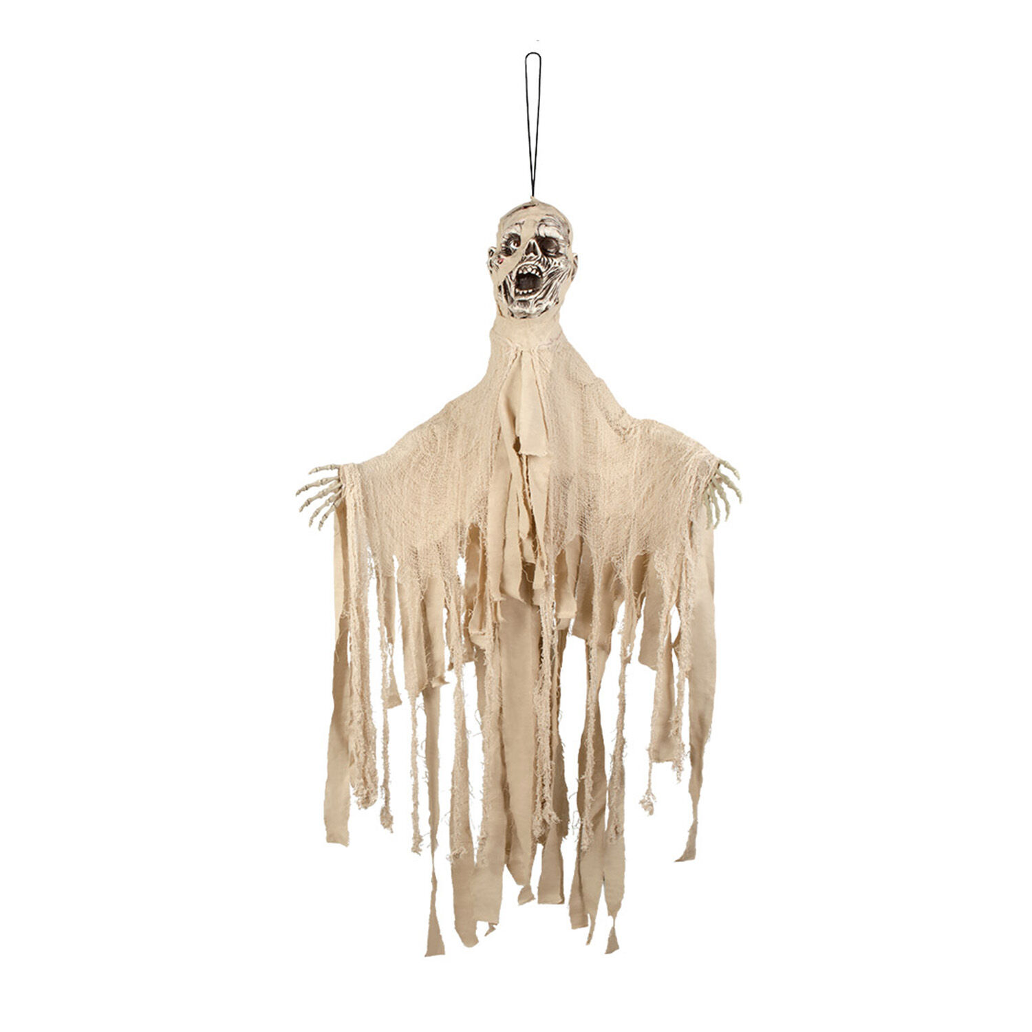 SALE Halloween-Deko Mumie mit Fetzengewand, ca. 150cm