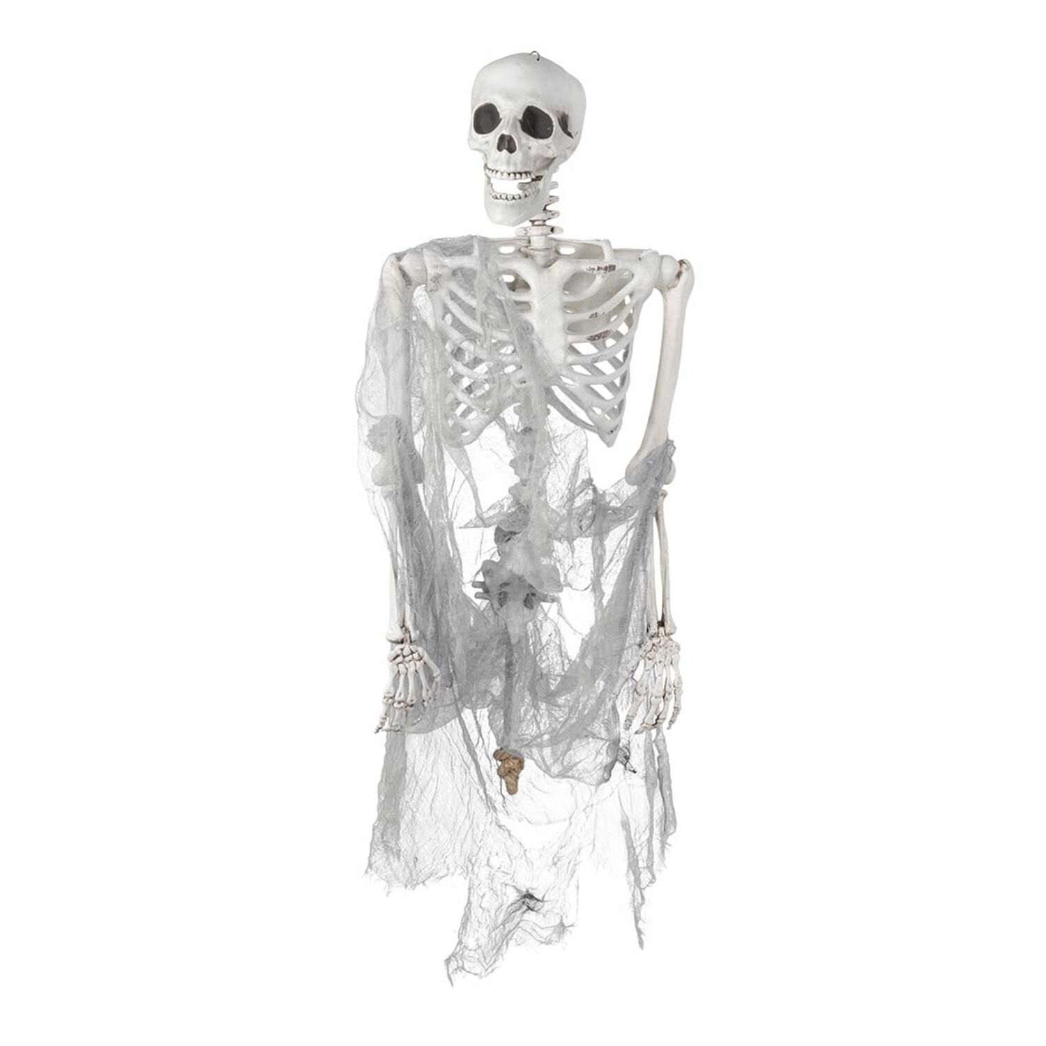 NEU Halloween-Deko Hngendes Skelett, ca. 140cm, mit Befestigungs-Strick Bild 2