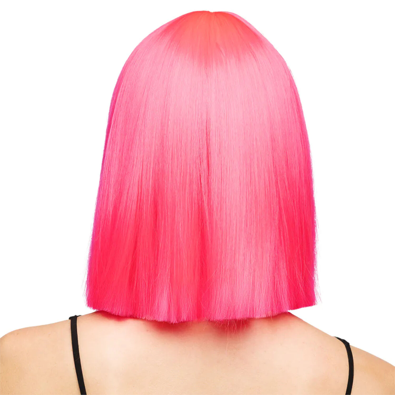 Per�cke Damen Djamilla, Longbob, Premium-Qualit�t, Pink Bild 4