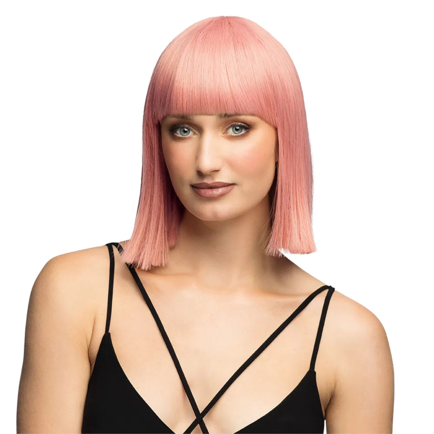 Per�cke Damen Djamilla, Longbob, Premium-Qualit�t, Lachs