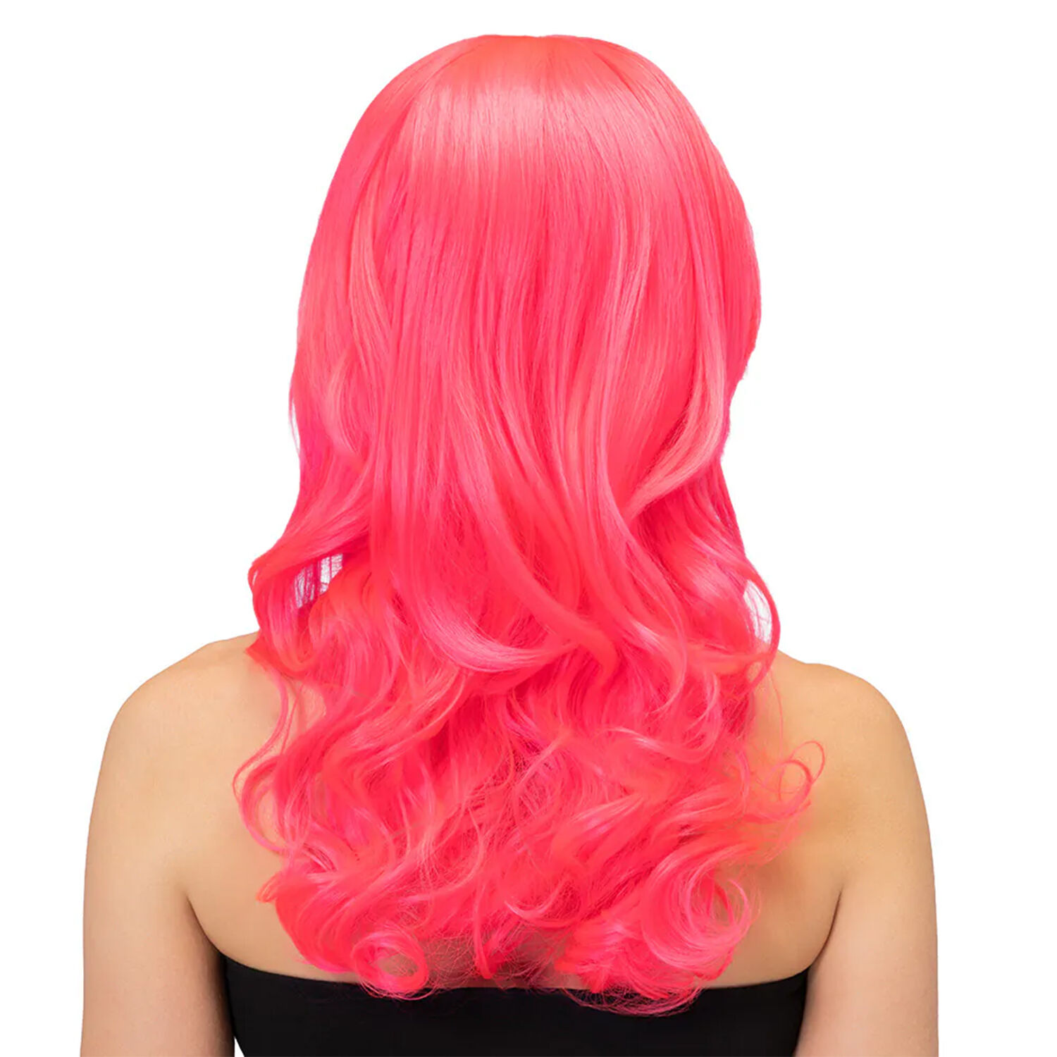 NEU Per�cke Julietta, Langhaar gewellt, neon-pink, Premium-Qualit�t Bild 3