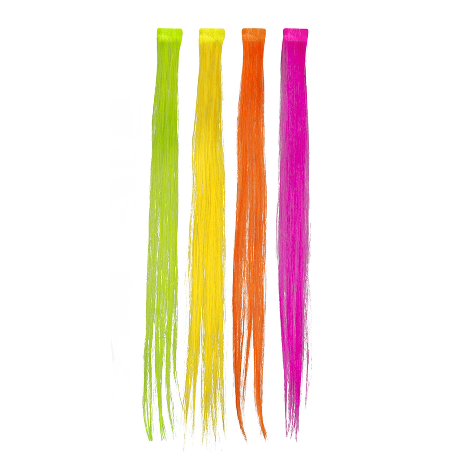 NEU Haarsträhne neonfarben, 1 Stück, 4-farbig sortiert Bild 3