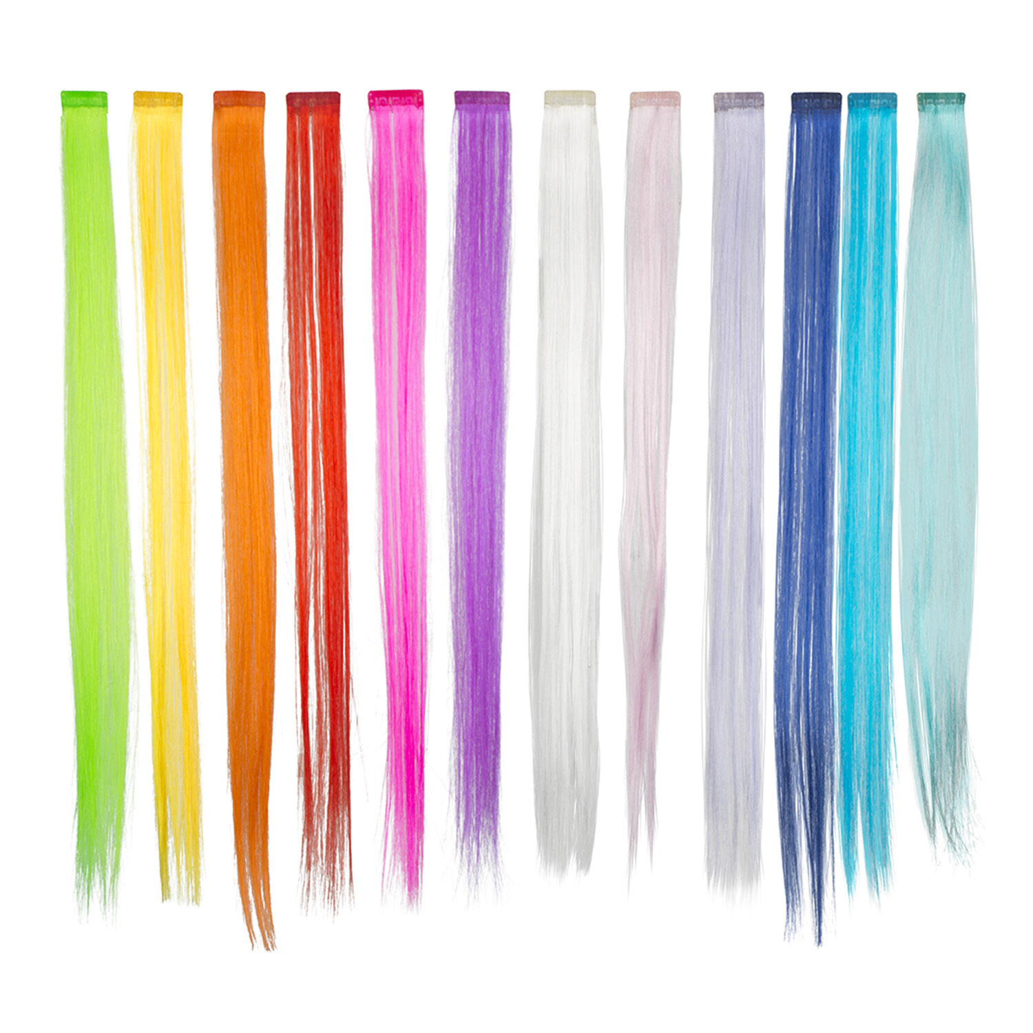 NEU Haarsträhne in verschiedenen Farben, 1 Stück, 12-farbig sortiert Bild 3