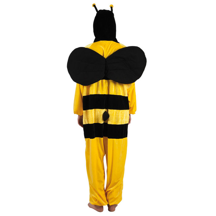 Damen- und Herren-Kostüm Overall Biene, Gr. XL bis 190cm Körpergröße - Plüschkostüm, Tierkostüm Bild 2