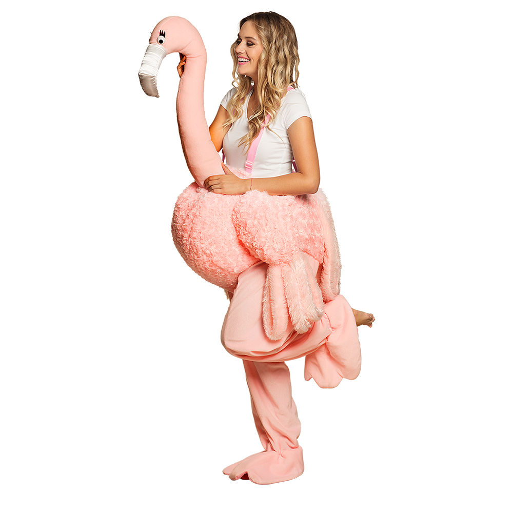 Kostüm Huckepack-Flamingo, Einheitsgröße Bild 3