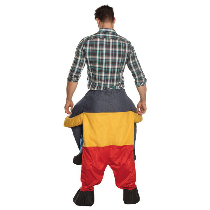 Huckepack-Kostüm Zwerg, Einheitsgröße Bild 2